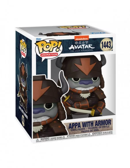 Avatar: la leyenda de Aang Oversized POP! Vinyl Figura Appa w/ Armor 15 cm