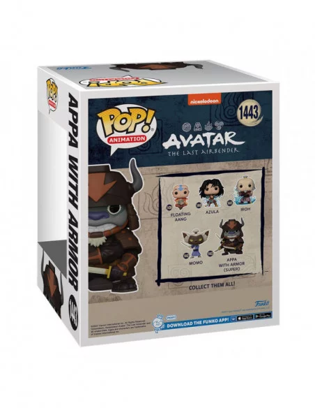 Avatar: la leyenda de Aang Oversized POP! Vinyl Figura Appa w/ Armor 15 cm