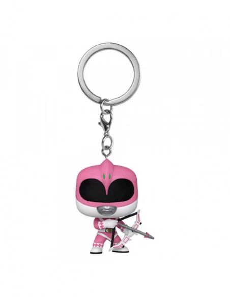 Power Rangers 30th Llaveros Pocket POP! Vinyl Pink Ranger 4 cm Expositor (12)