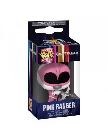 Power Rangers 30th Llaveros Pocket POP! Vinyl Pink Ranger 4 cm Expositor (12)