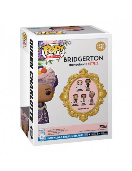 Bridgerton POP! TV Vinyl Figura Queen Charlotte 9 cm