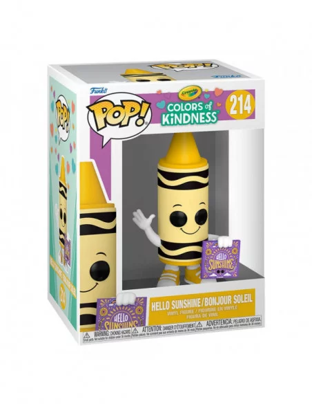 Crayola POP! Vinyl Figura Yellow Crayon(Kindness) 9 cm