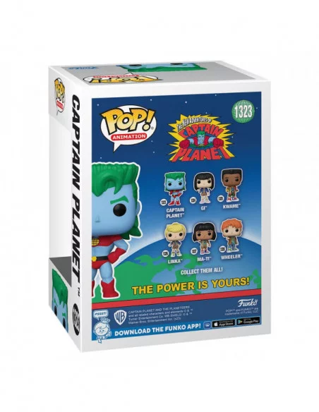 Capitán Planeta y los planetarios Figura POP! Animation Captain Planet 9 cm