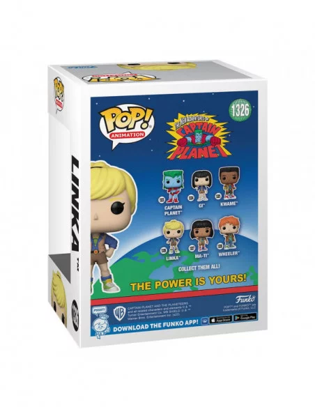 Capitán Planeta y los planetarios Figura POP! Animation Linka 9 cm