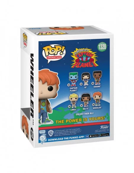 Capitán Planeta y los planetarios Figura POP! Animation Wheeler 9 cm