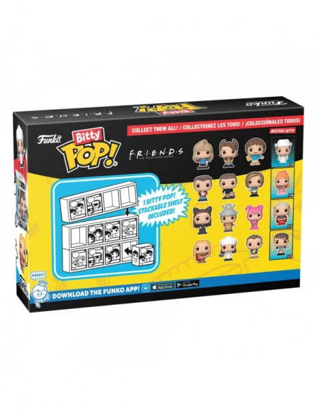 Friends Pack de 4 Figuras Bitty POP! Vinyl Phoebe 2,5 cm