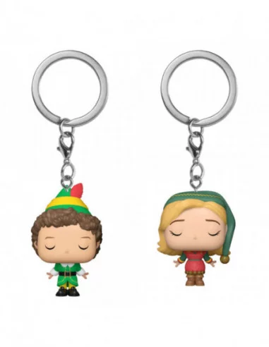 Elf Pack de 2 Llaveros POP! Vinyl Buddy & Jovie 4 cm