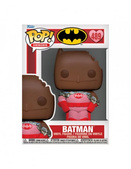 DC Valentines Figura POP! Heroes Vinyl Batman (Val Choc) 9 cm