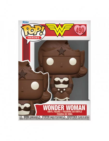 DC Valentines Figura POP! Heroes Vinyl Wonder Woman (Val Choc) 9 cm