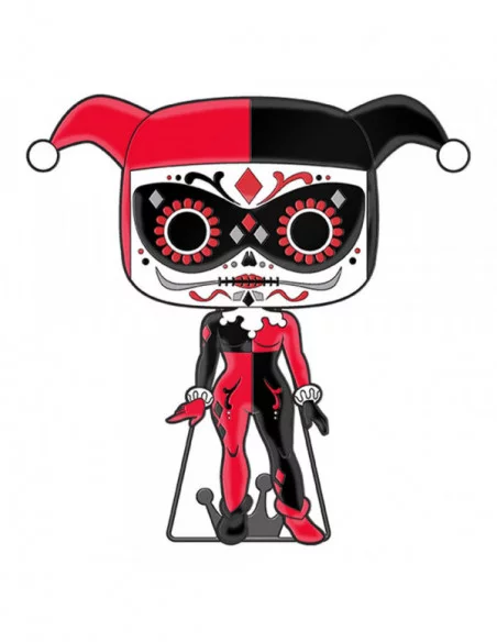 DC Comics DOTD Loungefly POP! Pin Chapa esmaltada Harley Quinn (Glow-in-the-Dark) 10 cm