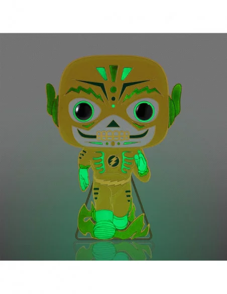 DC Comics DOTD Loungefly POP! Pin Chapa esmaltada Flash (Glow-in-the-Dark) 10 cm