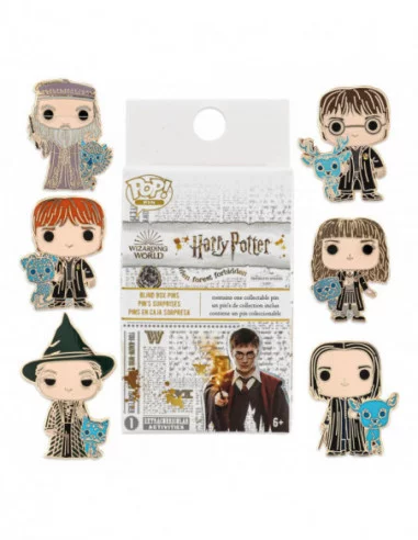 Harry Potter Loungefly POP! Pin Chapas esmaltadas Eaches 4 cm Surtido (12)