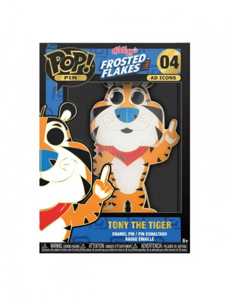 Frosted Flakes POP! Pin Chapas esmaltadas Tony The Tiger Chase Group 10 cm Surtido (12)