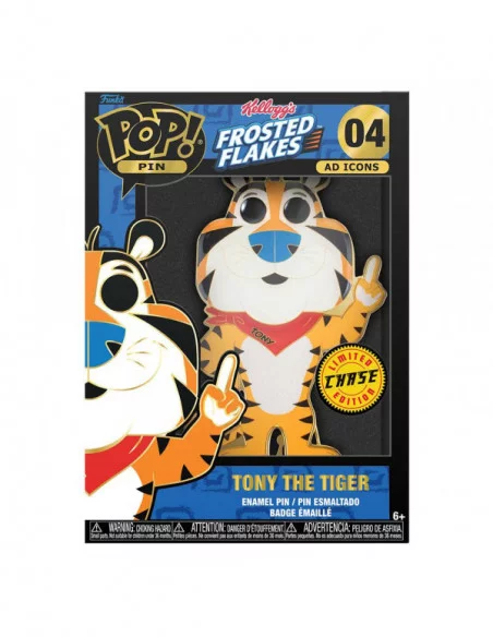 Frosted Flakes POP! Pin Chapas esmaltadas Tony The Tiger Chase Group 10 cm Surtido (12)