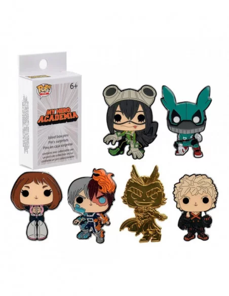 My Hero Academia Chapas esmaltadas Characters Expositor (12)