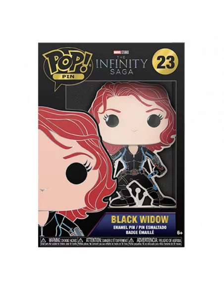 Marvel Infinity Saga POP! Pin Chapa esmaltada Black Widow 10 cm