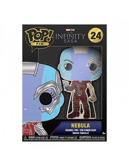 Marvel Infinity Saga POP! Pin Chapa esmaltada Nebula 10 cm