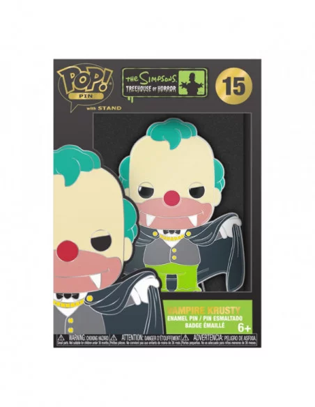 Los Simpson Horror Loungefly POP! Pin Chapa esmaltada Krusty 10 cm