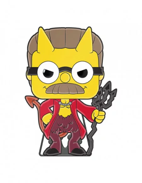 Los Simpson Horror Loungefly POP! Pin Chapa esmaltada Devil Flanders 10 cm