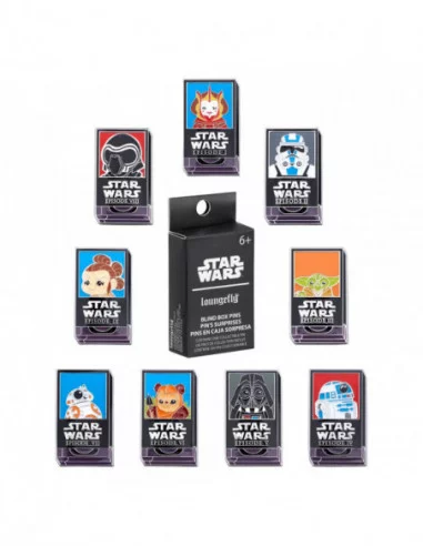 Star Wars Chapas esmaltadas VHS Expositor (18)