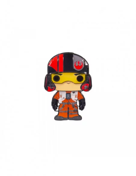 Star Wars POP! Pin Chapa esmaltada Poe Dameron 10 cm