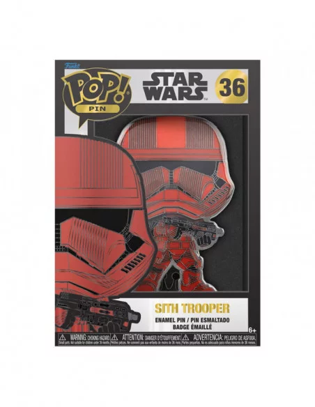 Star Wars POP! Pin Chapa esmaltada Sith Trooper 10 cm