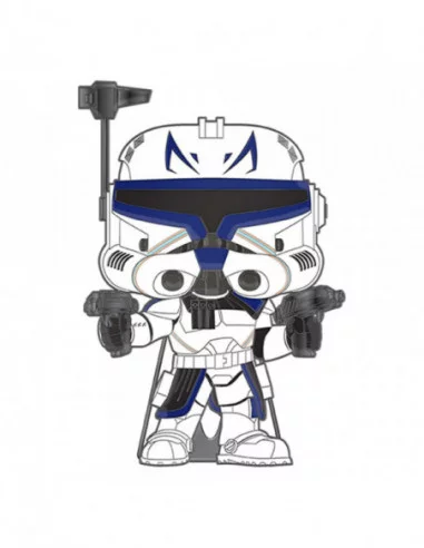 Star Wars Clone Wars Loungefly POP! Pin Chapa esmaltada Captain Rex (Glow-in-the-Dark) 10 cm