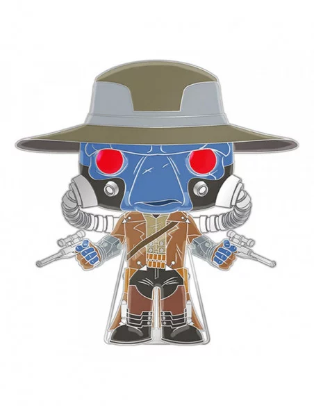 Star Wars Clone Wars Loungefly POP! Pin Chapa esmaltada Cad Bane 10 cm