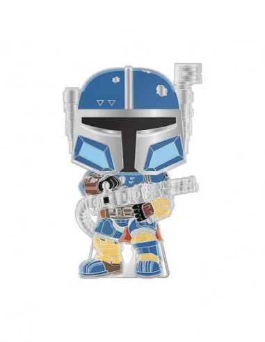 Star Wars Loungefly POP! Pin Chapa esmaltada Heavy Armor Mando 10 cm