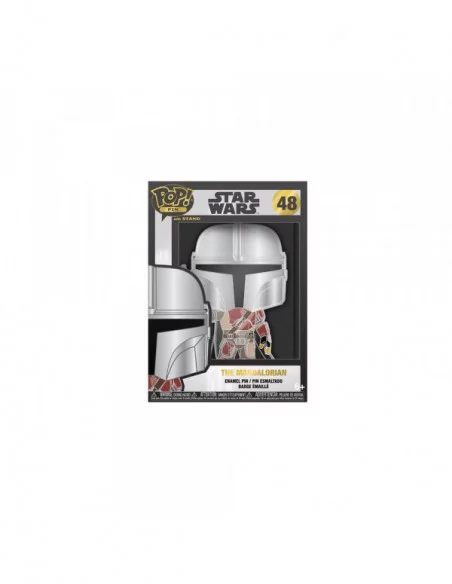 Star Wars Loungefly POP! Pin Chapa esmaltada Mando 10 cm