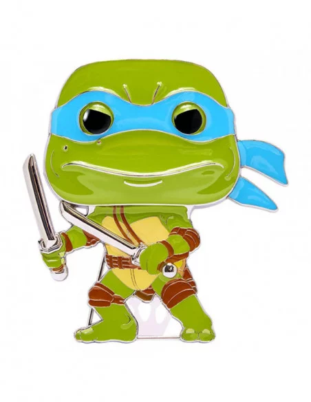 Tortugas Ninja POP! Pin Chapa esmaltada Leonardo 10 cm