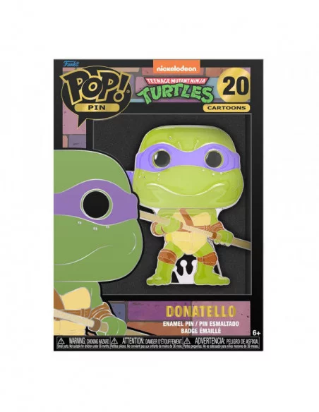 Tortugas Ninja POP! Pin Chapa esmaltada Donatello 10 cm