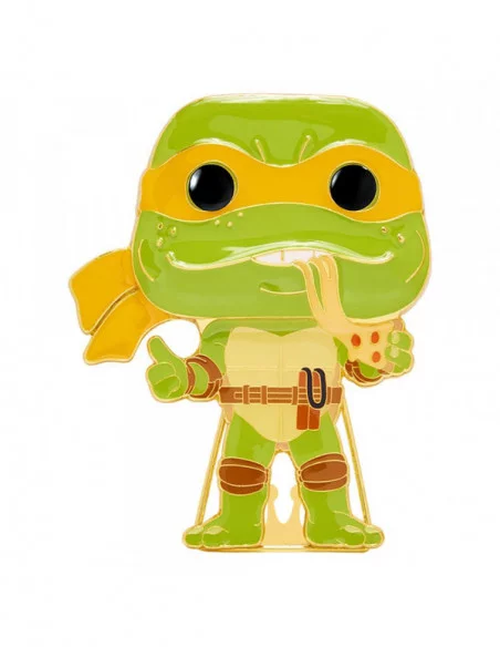 Tortugas Ninja POP! Pin Chapa esmaltada Michelangelo 10 cm