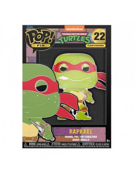 Tortugas Ninja POP! Pin Chapa esmaltada Raphael 10 cm