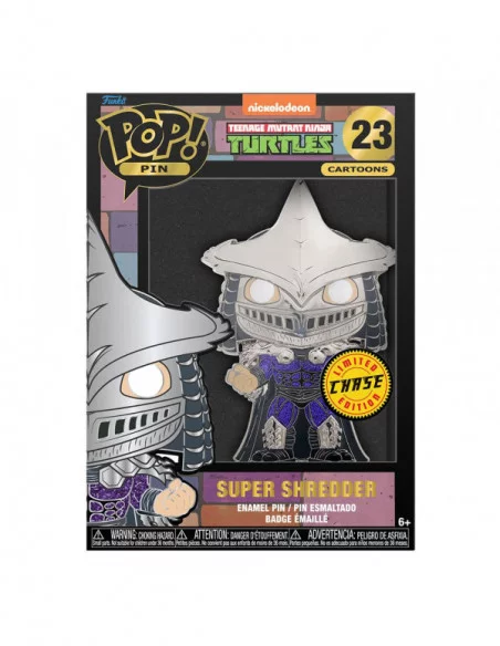 Tortugas Ninja POP! Pin Chapa esmaltada Super Shredder 10 cm