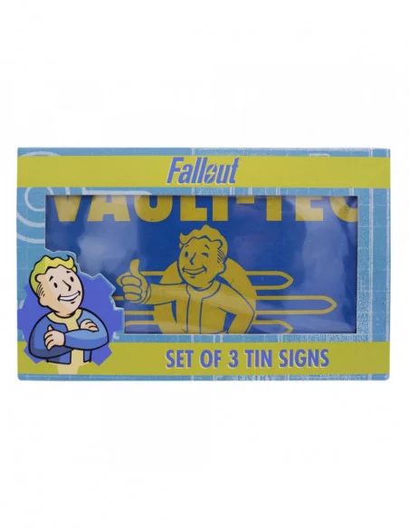 Fallout Set de 3 Placa de Chapa Brands