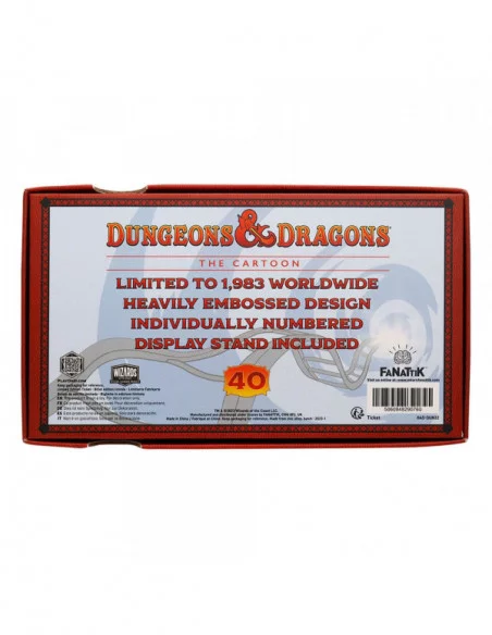 Dungeons & Dragons: The Cartoon Réplica 40th Anniversary Rollercoaster Ticket Limited Edition