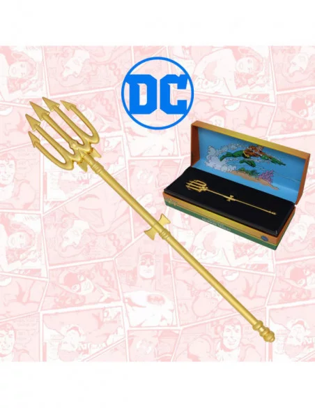 Aquaman Réplica Miniature Trident (bañado en oro)