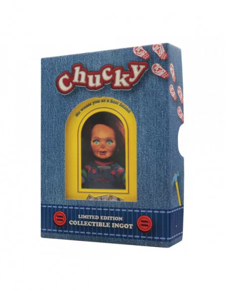 Chucky el muñeco diabólico Lingote con Spell Card Chucky Limited Edition