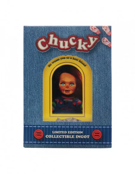 Chucky el muñeco diabólico Lingote con Spell Card Chucky Limited Edition