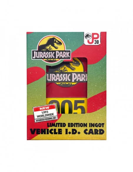 Jurassic Park Lingote 30th Anniversary Jeep Limited Edition