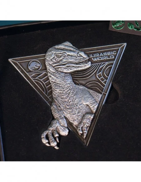 Jurassic World Pack de 3 Chapas Raptor Training Commendation Limited Edition