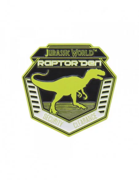 Jurassic World Pack de 3 Chapas Raptor Training Commendation Limited Edition