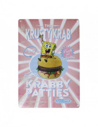 SpongeBob Placa de Chapa Krusty Krab