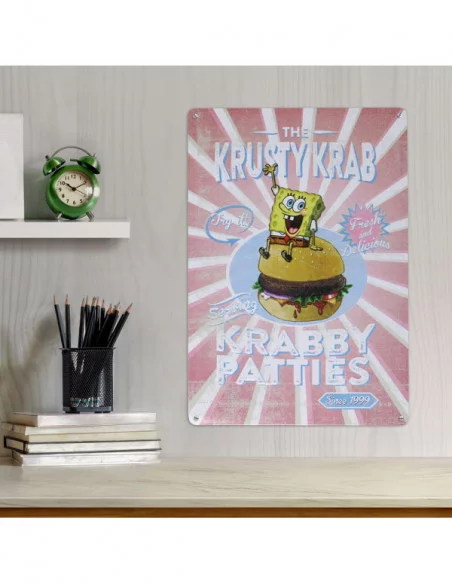 SpongeBob Placa de Chapa Krusty Krab