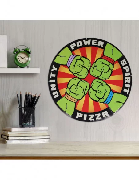 Teenage Mutant Ninja Turtles Placa de Chapa Pizza Power