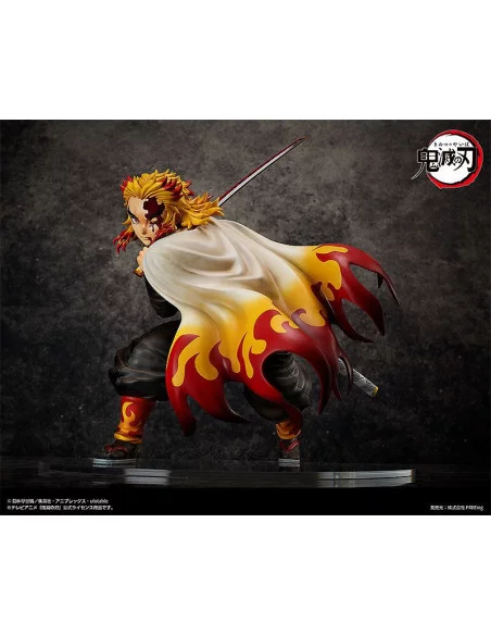 Demon Slayer: Kimetsu no Yaiba Estatua 1/4 Kyojuro Rengoku 42 cm