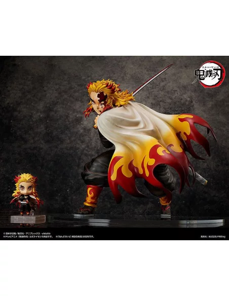 Demon Slayer: Kimetsu no Yaiba Estatua 1/4 Kyojuro Rengoku 42 cm