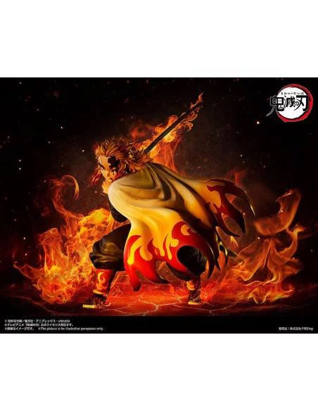 Demon Slayer: Kimetsu no Yaiba Estatua 1/4 Kyojuro Rengoku 42 cm