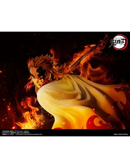 Demon Slayer: Kimetsu no Yaiba Estatua 1/4 Kyojuro Rengoku 42 cm